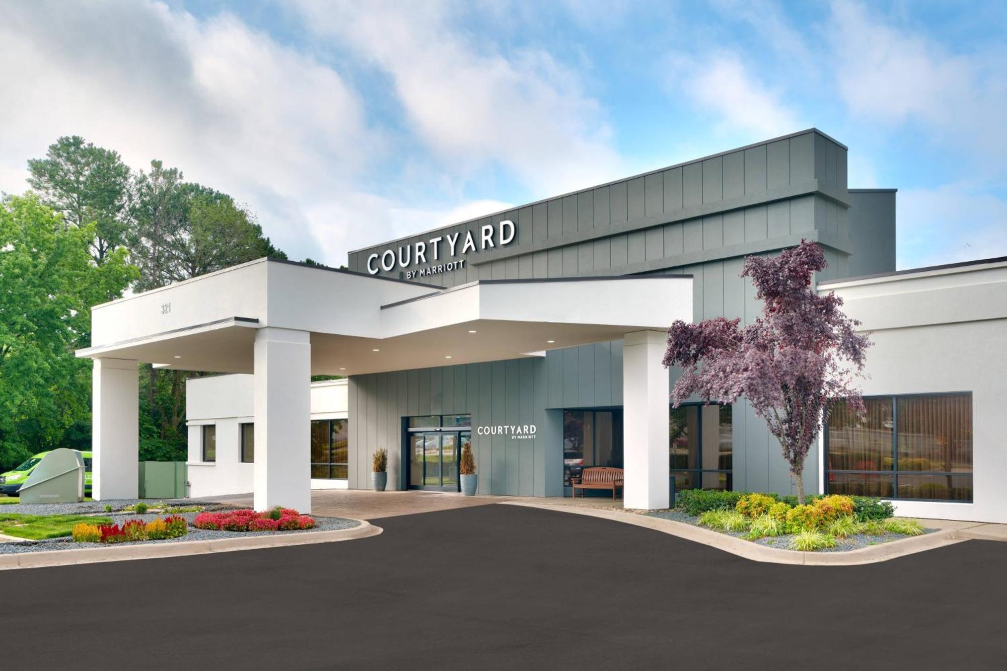 Courtyard By Marriott Charlotte Airport/Billy Graham Parkway Hotell Exteriör bild